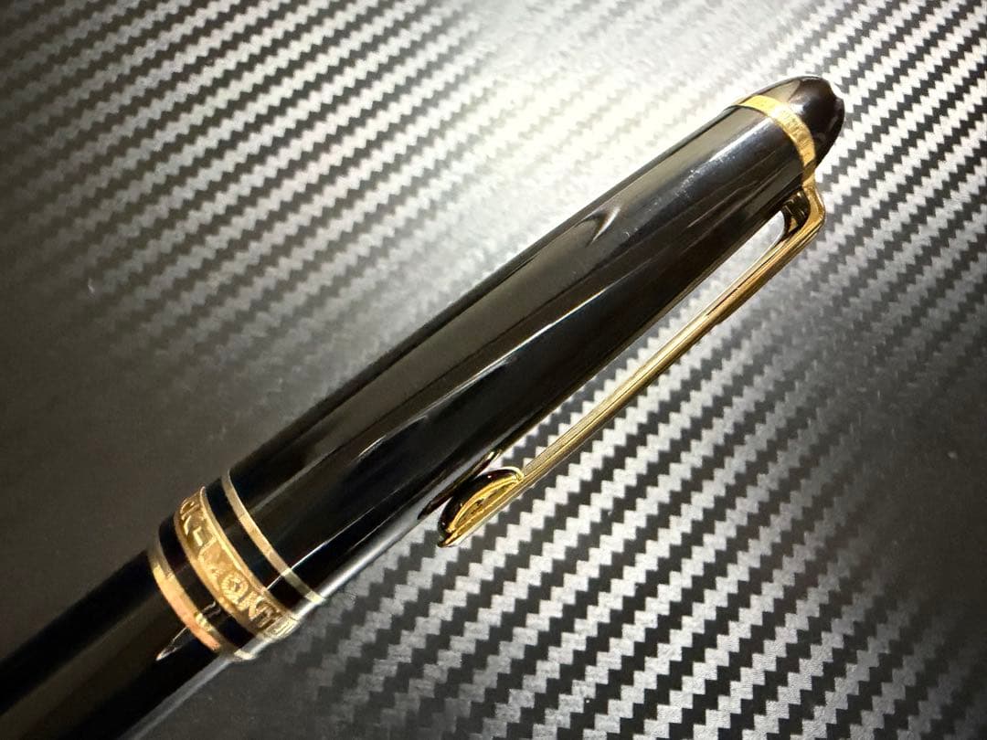 未使用に近い モンブラン 144 ブラック 中白 EF 極細字 万年筆