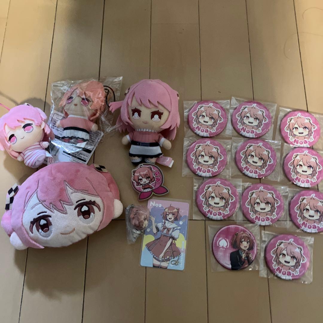 カラフルピーチ のあ まとめ売り 缶バッジ キーホルダー カード