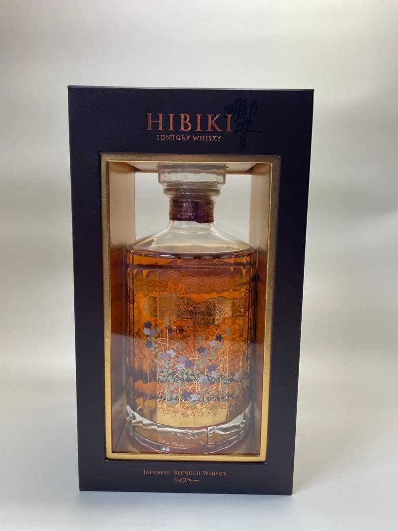 サントリーウイスキー　響17年　限定意匠ボトル　武蔵野富士　箱付