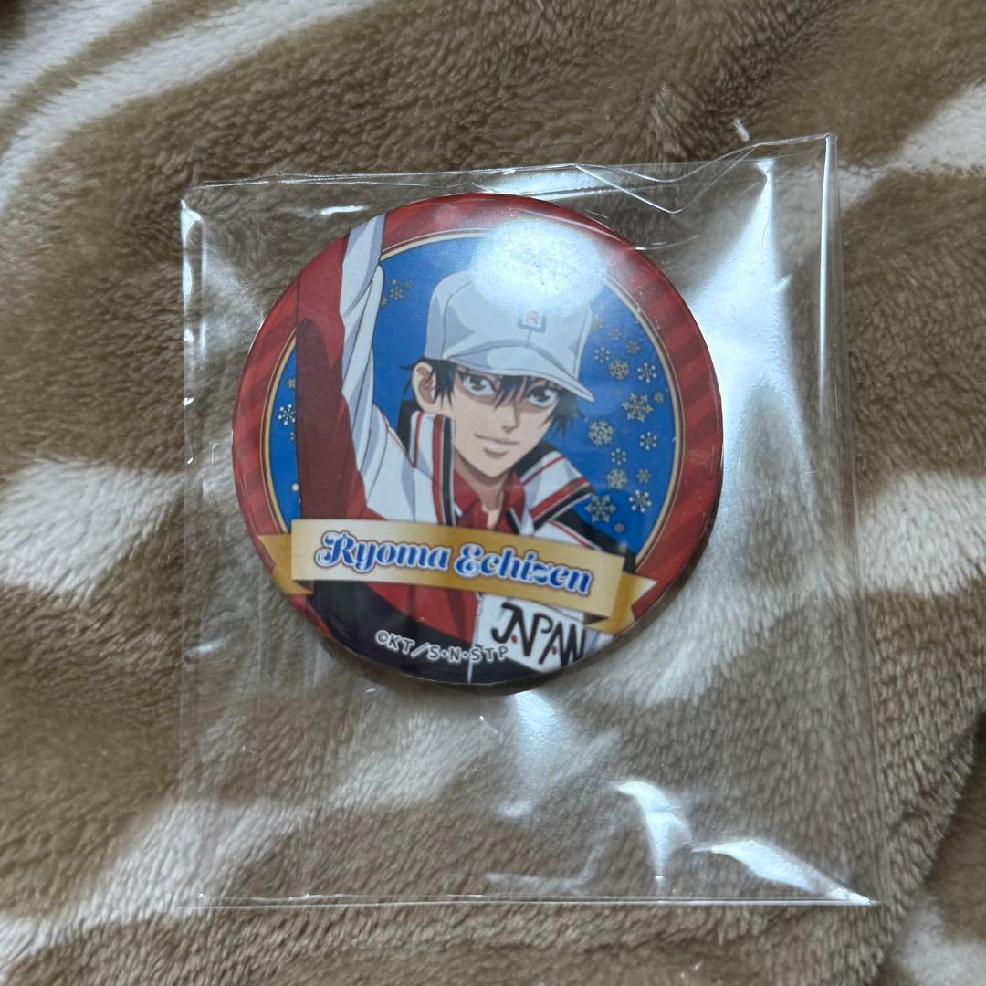 新テニスの王子様 テニプリ 越前リョーマ プリロール ケーキ 缶バッジ 2024
