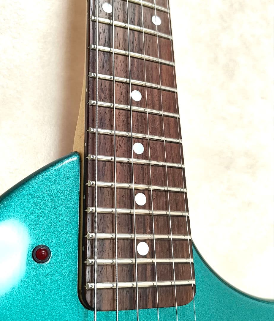 【美品】ZO-3 芸達者 MG ターコイズ アンプ内蔵ミニギター 専用ケース付き
