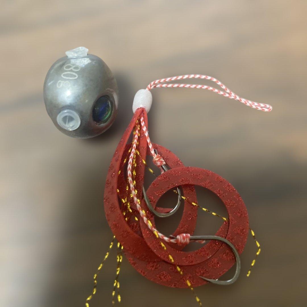 【美品】80gタイラバヘッド&ネクタイ11セット