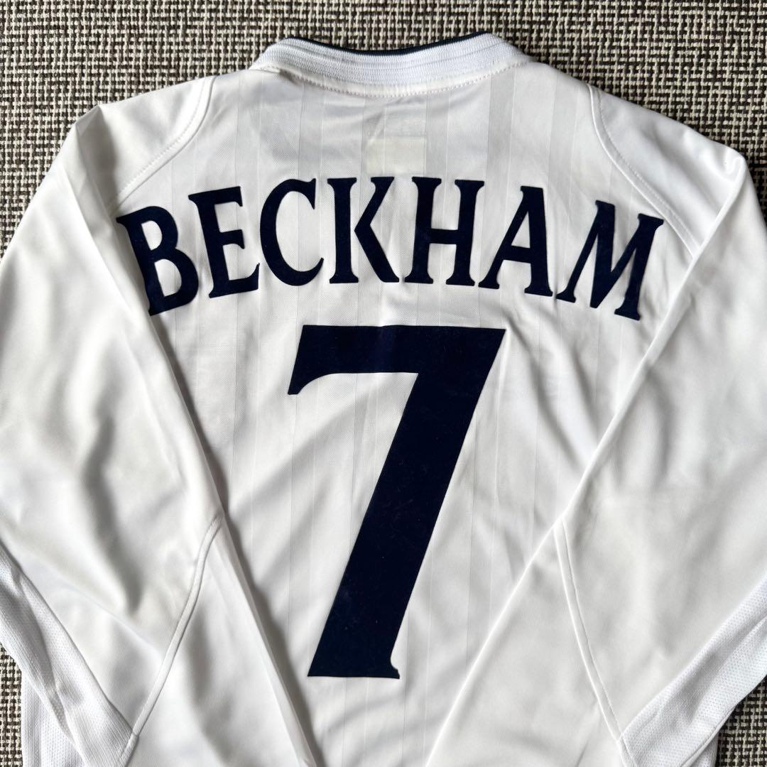 【正規品・ロングスリーブ】デビッド・ベッカム ＃７ イングランド代表 ２００２