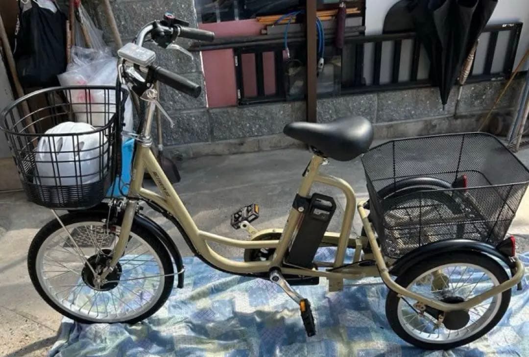 電動アシスト三輪自転車 PSEマーク取得済み