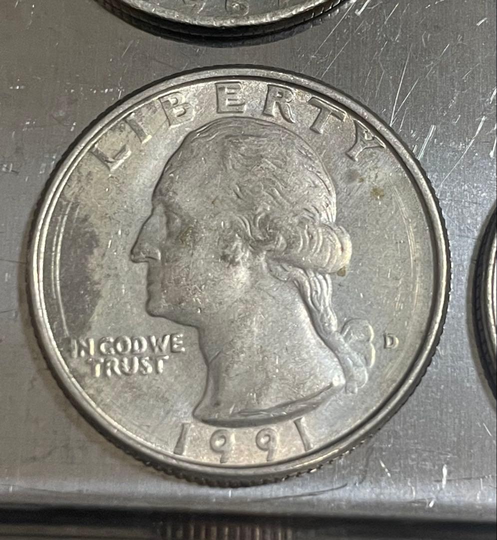 アメリカ硬貨　25セント