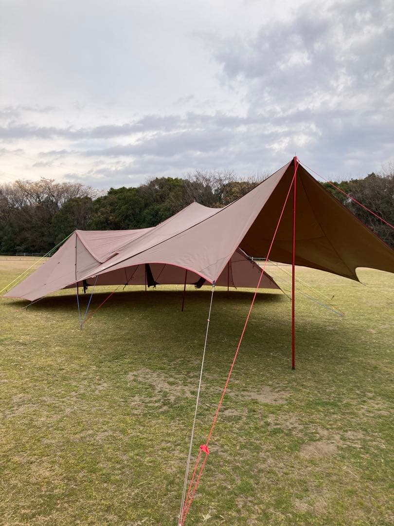 スノーピークHDタープシールドヘキサエボォPro.ポールセット