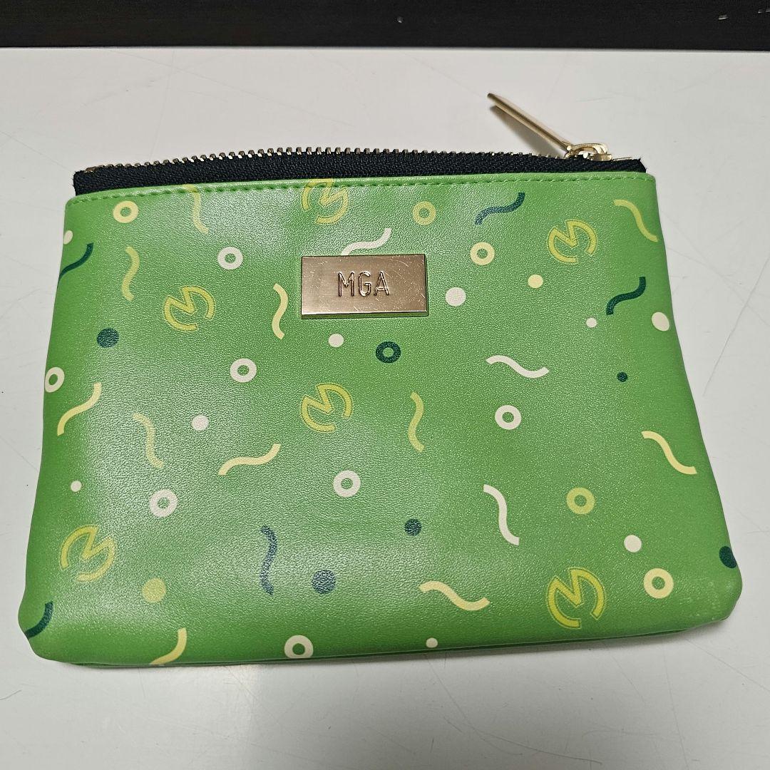 【美品】ミセスグリーンアップル ショルダーバッグ、ポーチ 3点セット