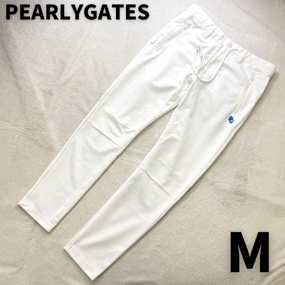 PEARLY GATES 立体PGロゴ ウエストゴム ストレッチ ゴルフパンツM
