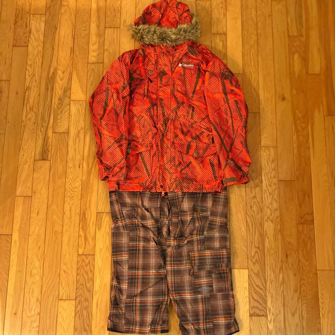 コロンビア　スノボウェア　上下セット　メンズ