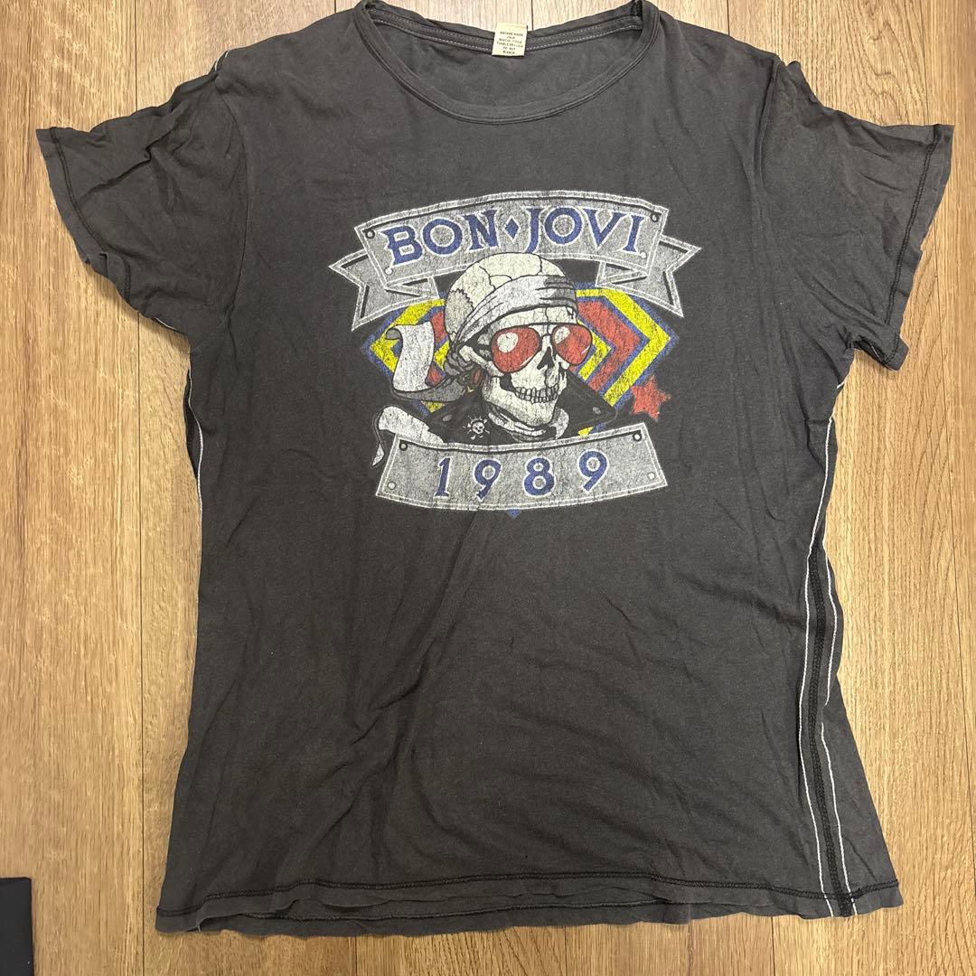 【ビンテージ】BON JOVI 1989 Tシャツ Lサイズ
