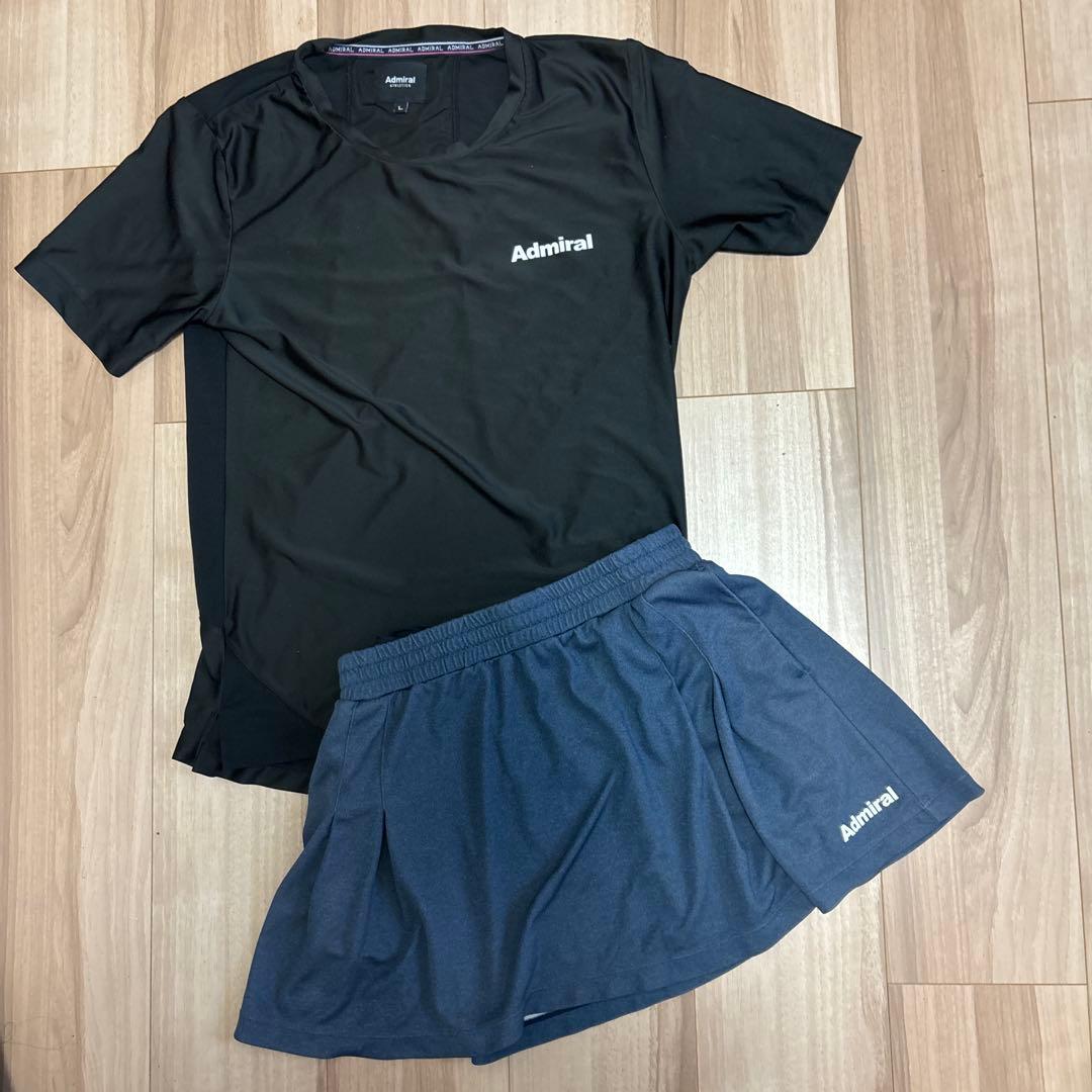 Admiral テニスウェア Tシャツとスカート セット