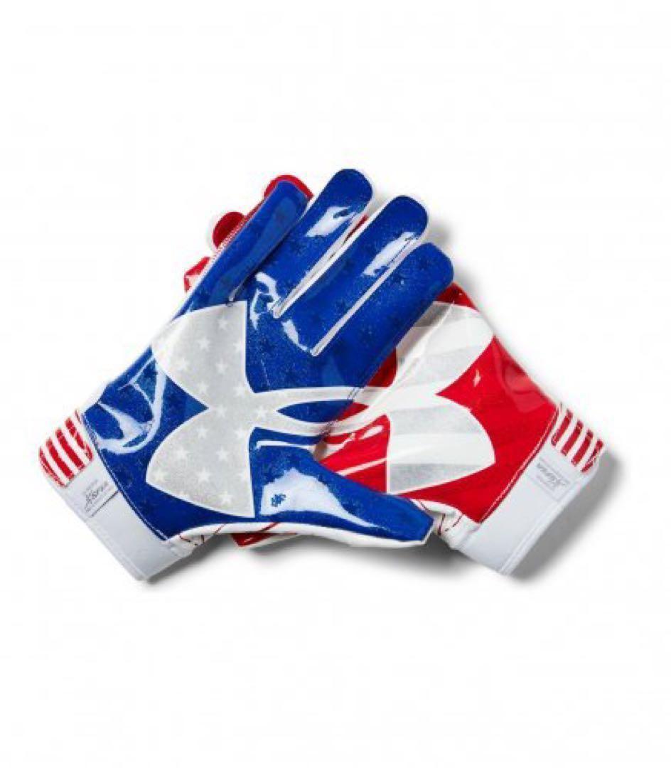 アメフト アンダーアーマー F6 NOVELTY アメリカンフラッグ【新品】
