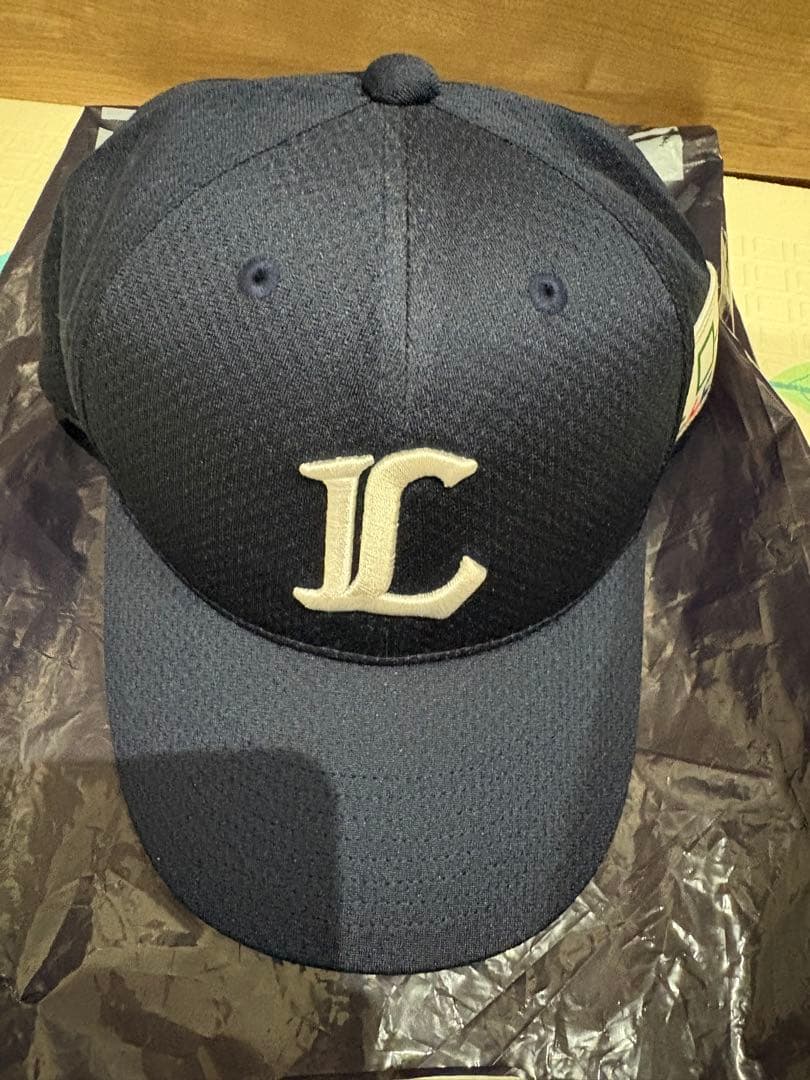 元埼玉西武ライオンズ　内海哲也選手　オーセンティックキャップ