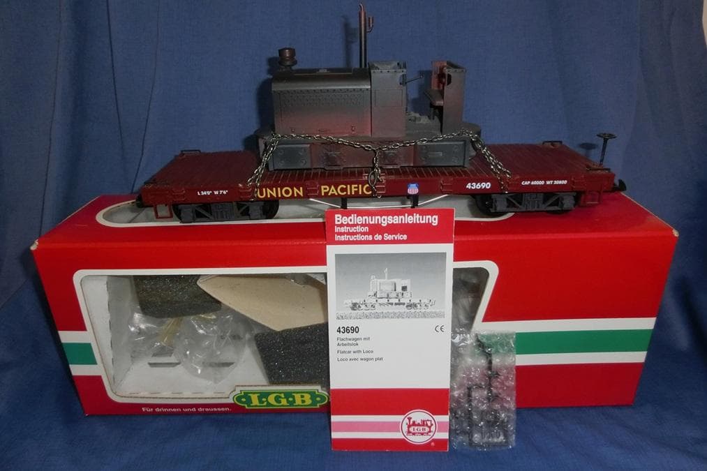 LGB 鉄道模型 43690 UP ユニオンパシフィックフラット