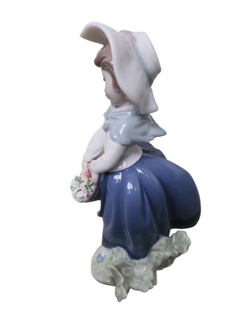 LLADRO リヤドロ フィギュリン 少女 花かご 1983年 スペイン製