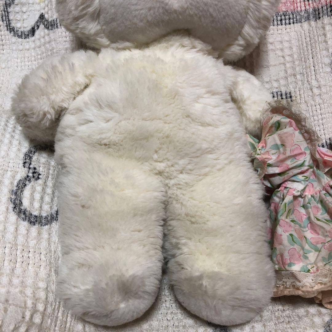 当時の物　昭和レトロ　ヴィンテージ 吉徳　クリーミー　ぬいぐるみ　中古品　①