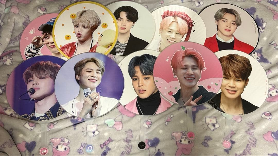 BTS ジミン うちわ・カップホルダー・トレカまとめ売り