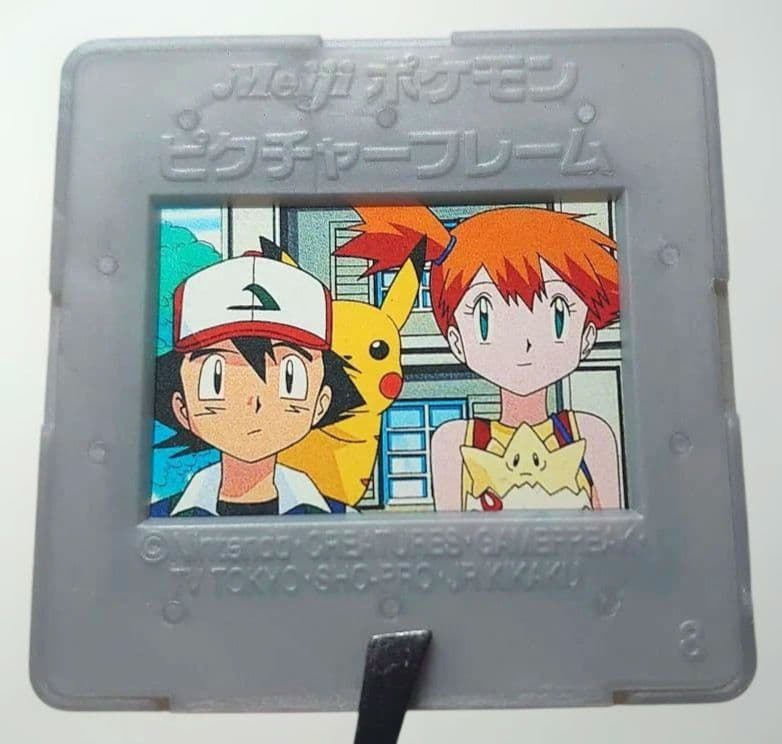 Meiji ポケモン ピクチャーフレーム　サトシ　カスミ　ピカチュウ　トゲピー