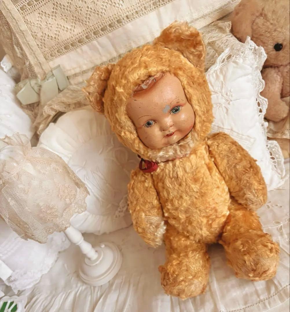 ❤️ʕ•ᴥ•ʔ着ぐるみベビーベア　ヴィンテージベア　アンティークベア