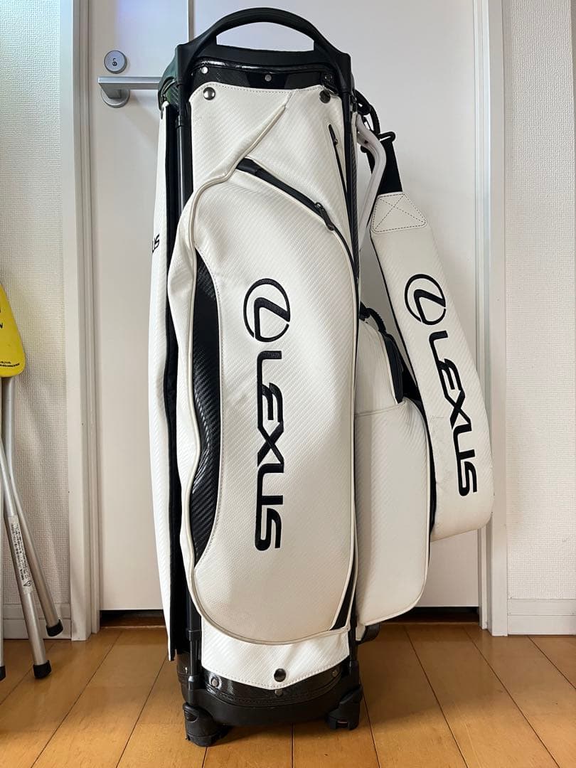 LEXUS ゴルフキャディバッグ ホワイト