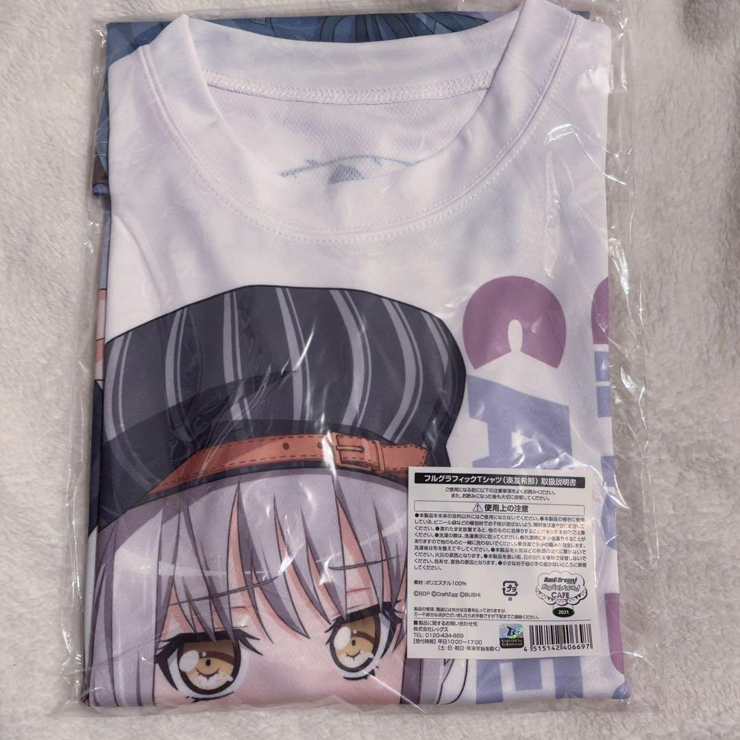 バンドリ バンドリカフェ2021 フルグラフィックTシャツ 湊友希那