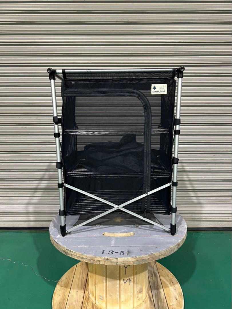 廃盤品 スノーピークメッシュラックスタンド ネットラックスタンド