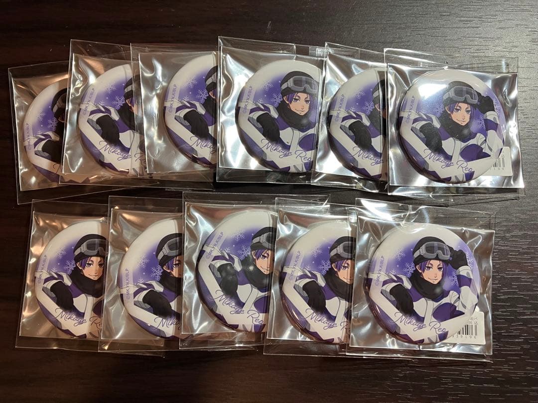 ブルーロック　まねきねこ　スキー　缶バッジ　御影玲王　11点　等身