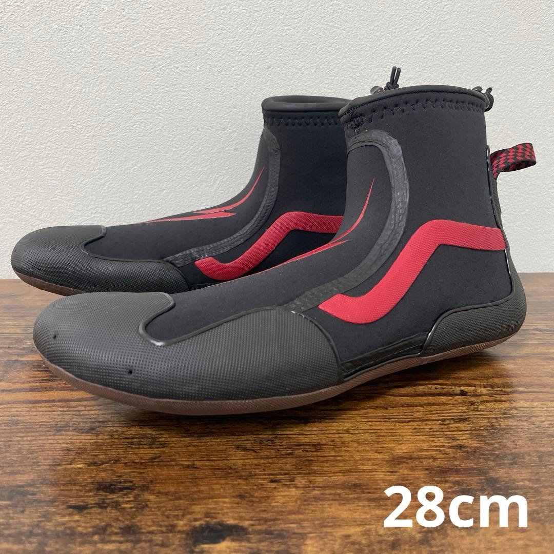 バンズ　サーフブーツ 2 ミッド　28cm　ネイサンフローレンス　ブラック