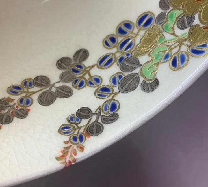 茶道具　菊の絵茶碗　宮川香雲