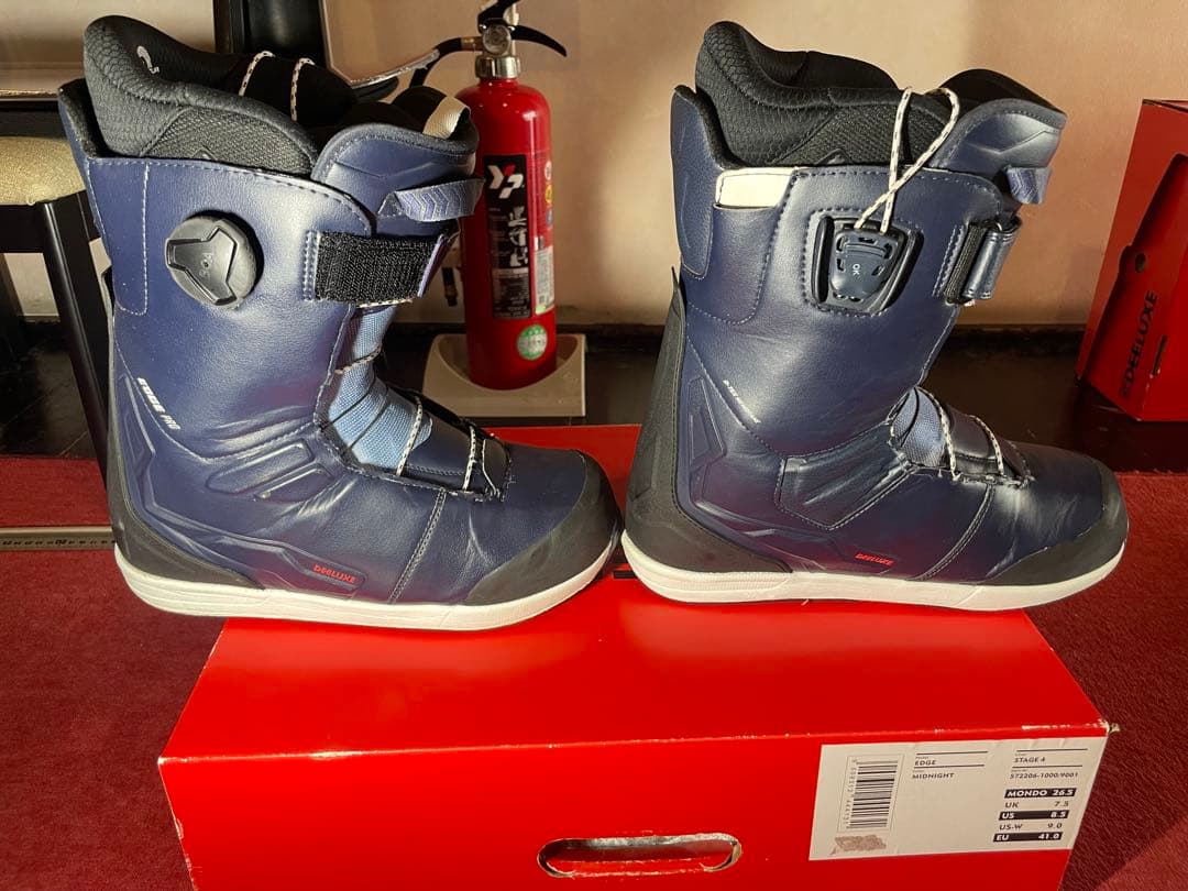 DEELUXE EDGE proスノーボードブーツ ネイビー