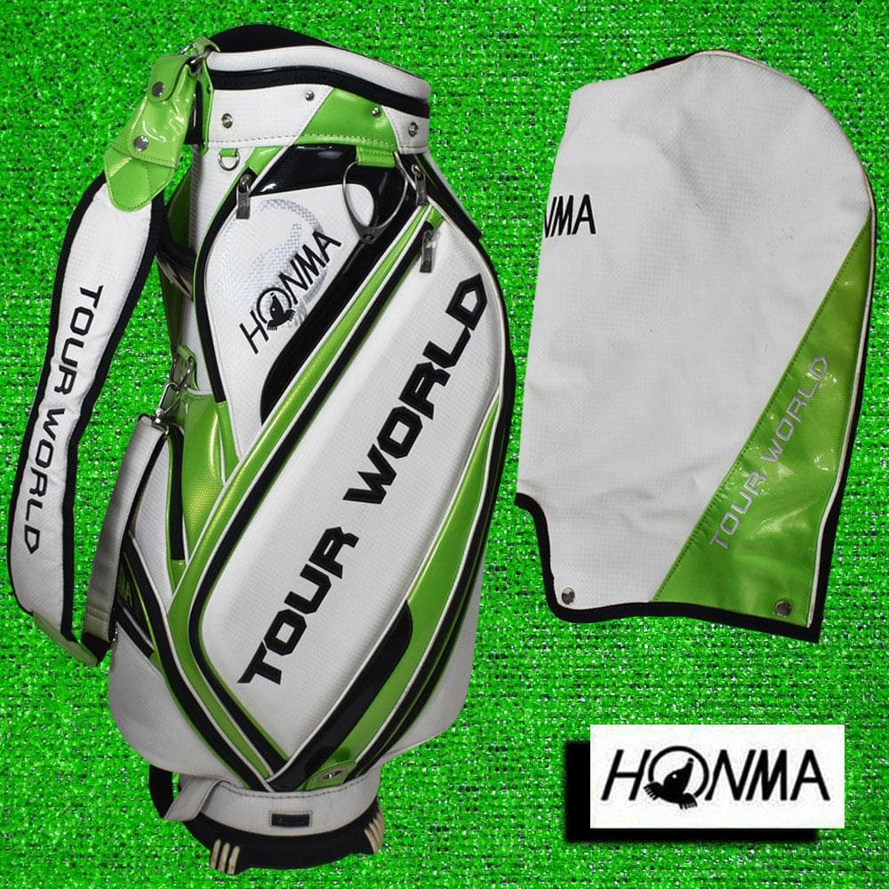 ＨＯＮＭＡ 本間ゴルフ キャディーバック９型【ホワイト】中古・訳あり品！
