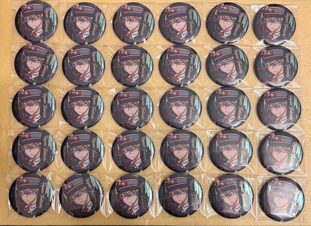 桃源暗鬼 マンガ展 メタリック缶バッジ 等々力 颯