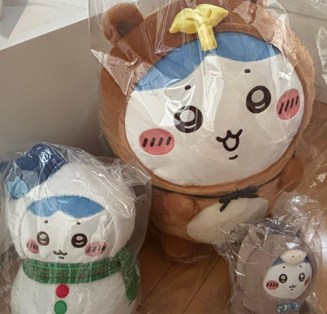 土日限定値下げ　ハチワレぬいぐるみ3点