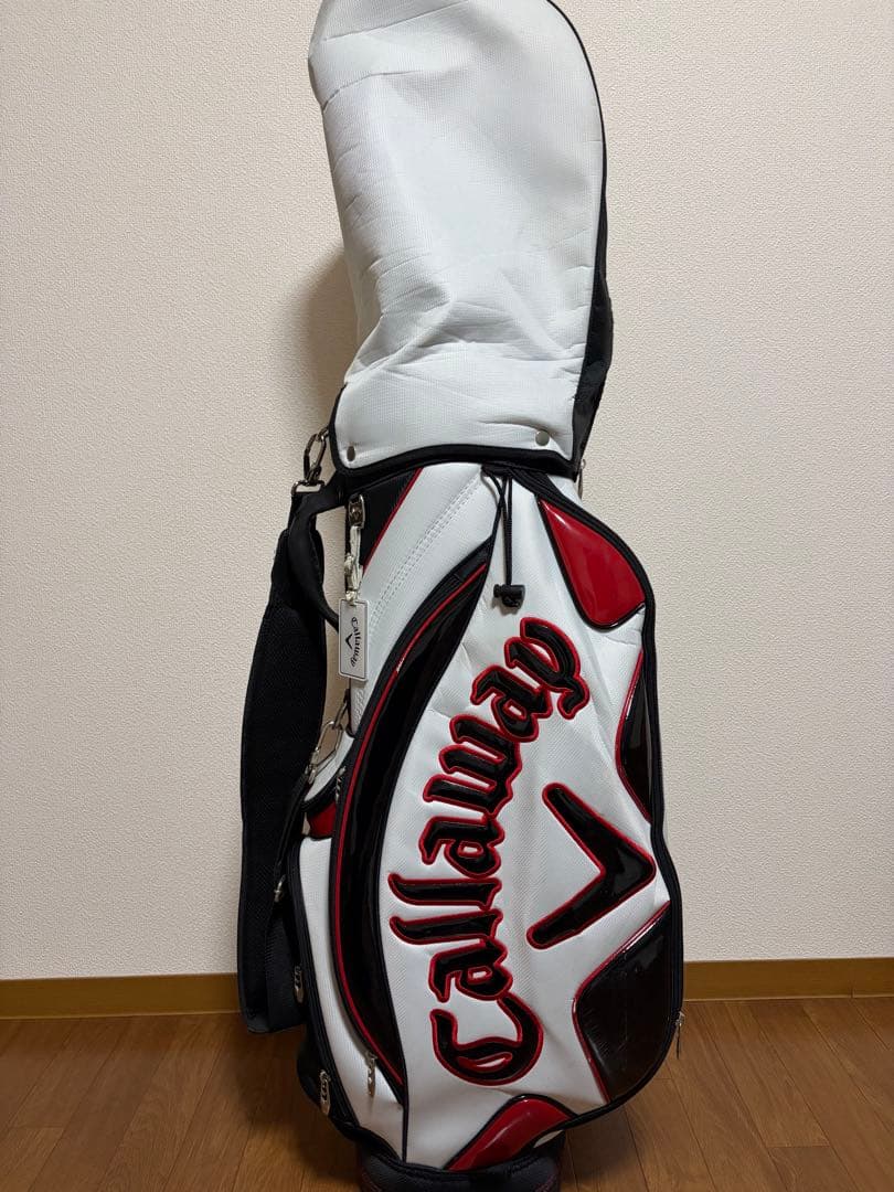 Callaway ゴルフバッグ ホワイト/レッド 9.5型