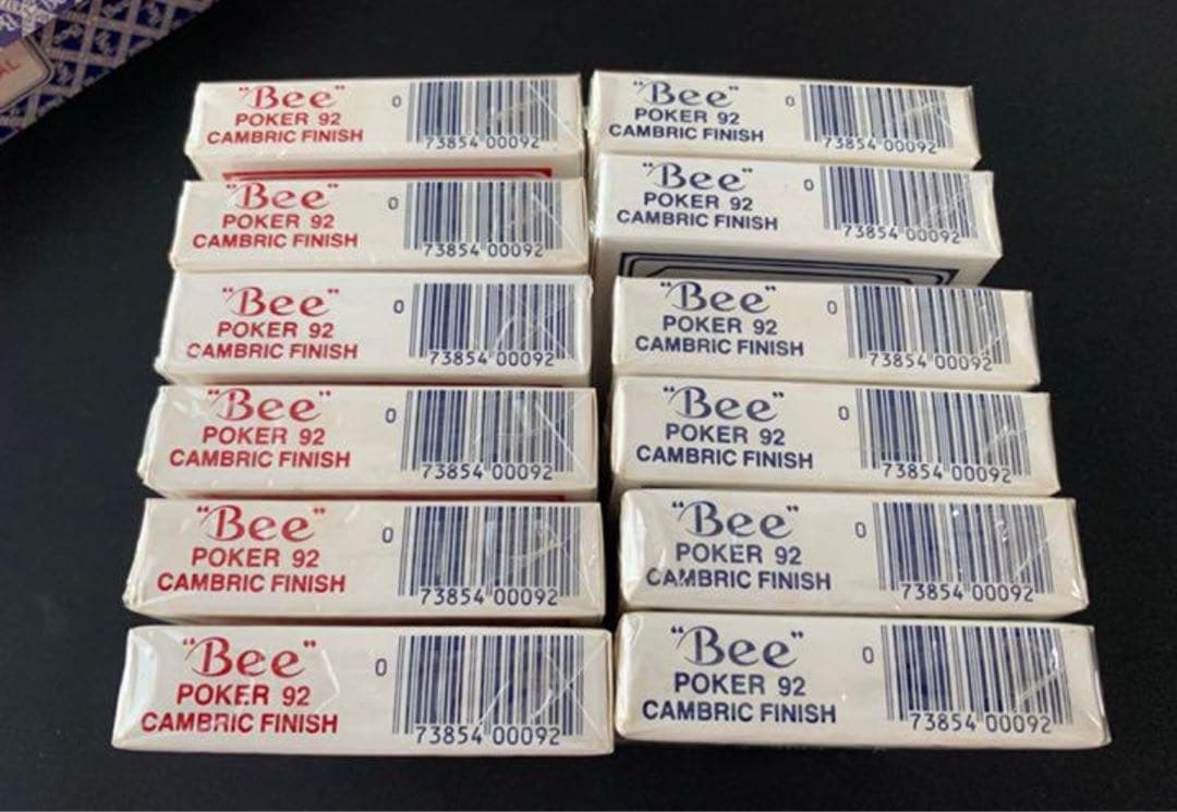 新品未開封 Bee オールドデック 6個 青3個 赤3個 トランプ類税証紙