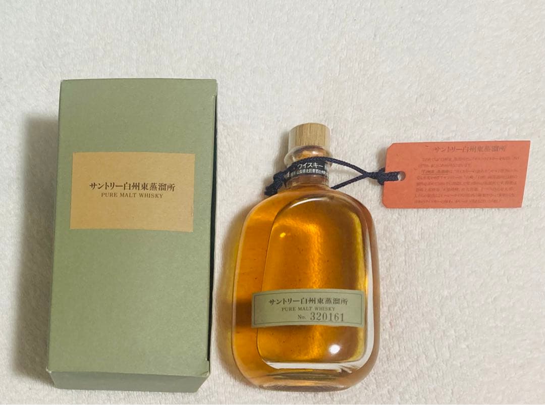 幻のウイスキー サントリー白州東蒸溜所ピュアモルトウイスキー　白州「東」蒸溜所