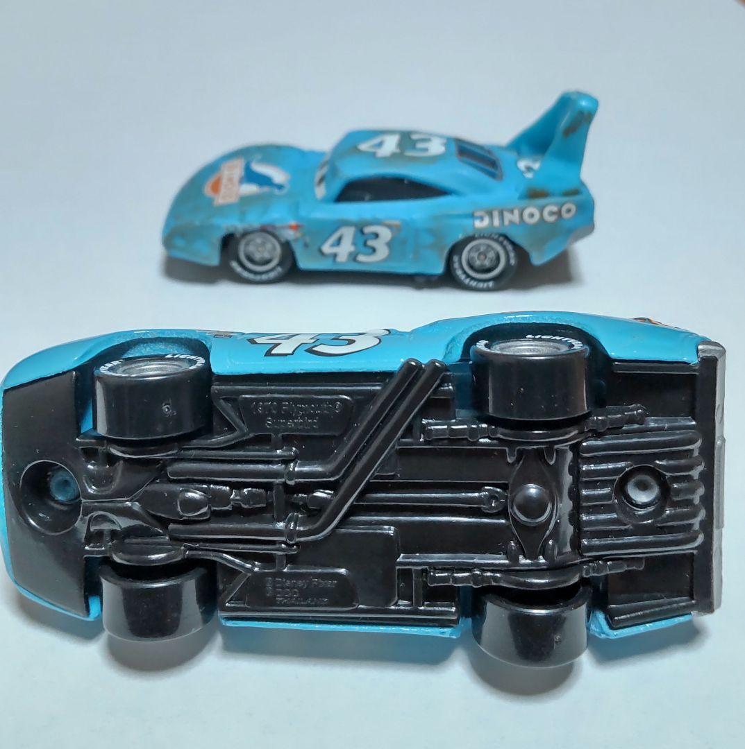 【美品】マテル ディズニー Carsカーズ KING＆DAMAGED KING