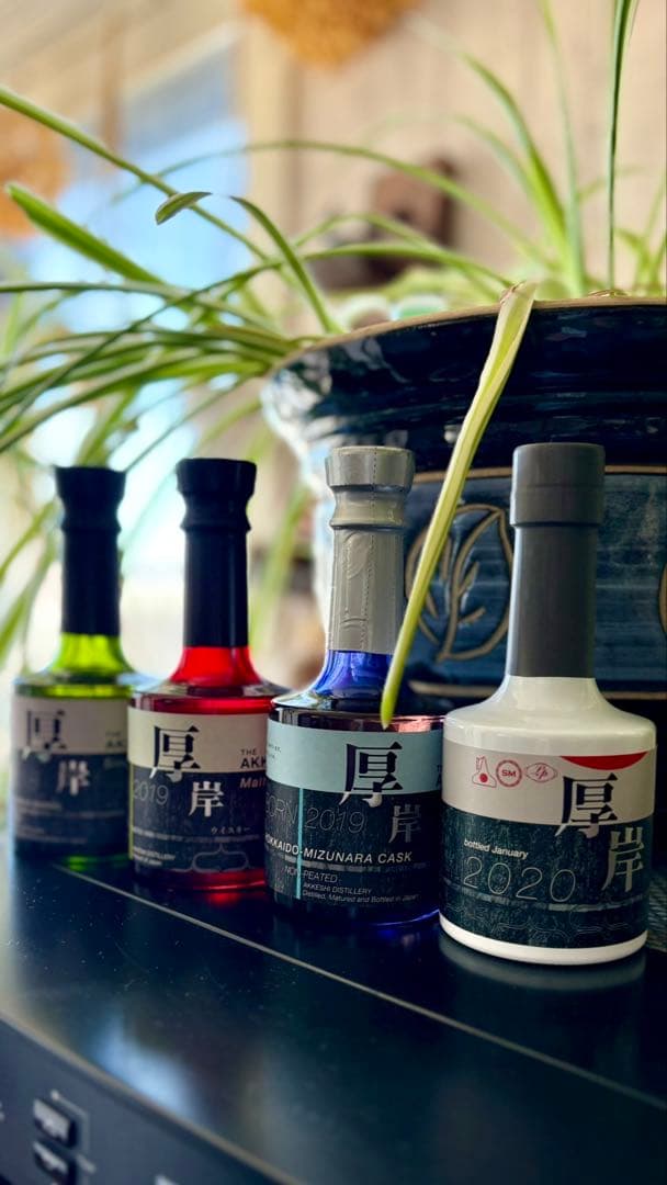 【希少】厚岸ウィスキー4本セット ニューボーン第2、第3、第4、サロルンカムイ