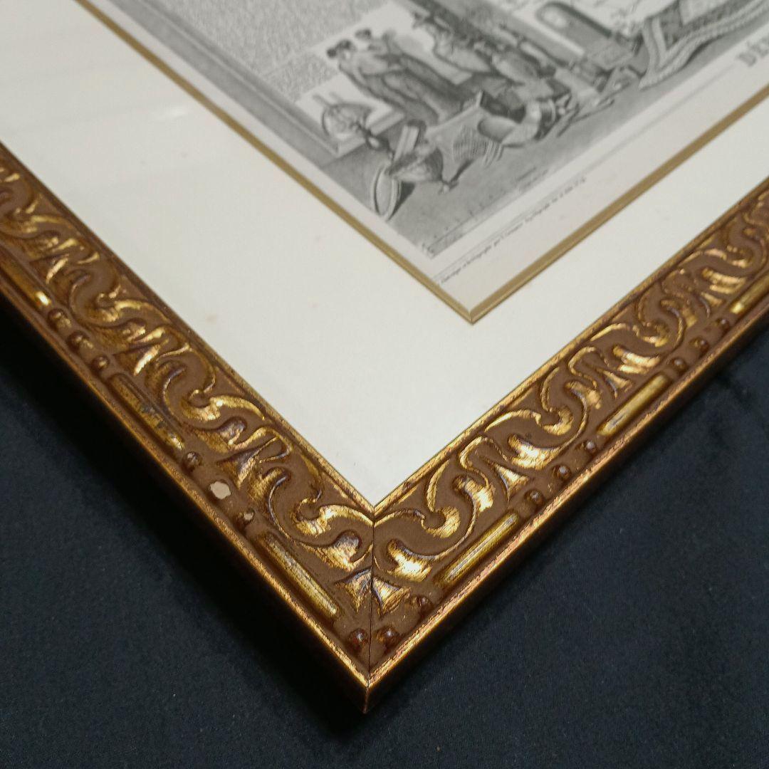 みや　額装　西洋古地図　1856年　 Levasseur 「パリ全図」美品