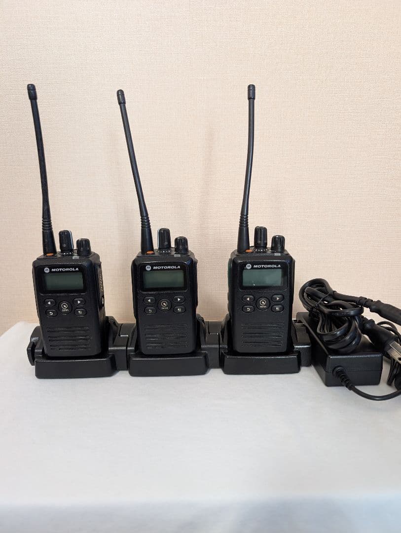 モトローラ デジタル簡易無線機 免許局 GDB4800 3台セット