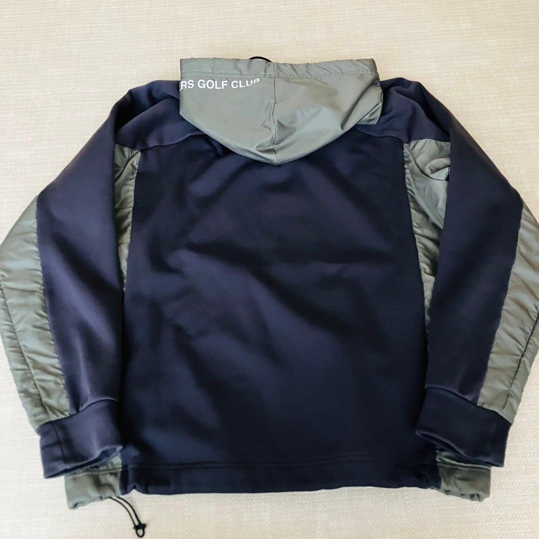 【美品】TFW49 ハーフジップ コンビネーションパーカー L