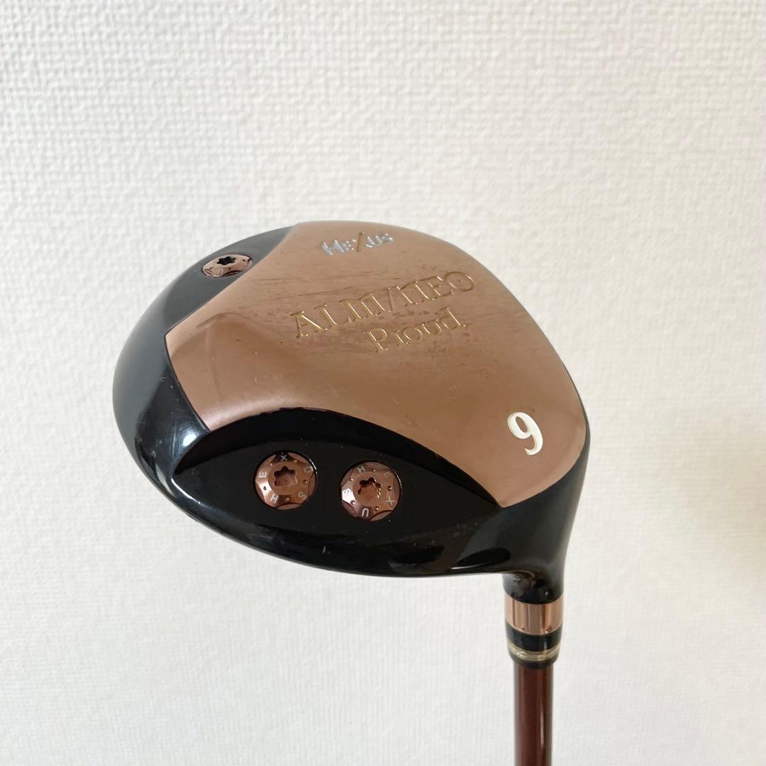 HEXUS ALM/NEO proud メンズ　ゴルフクラブセット　9本