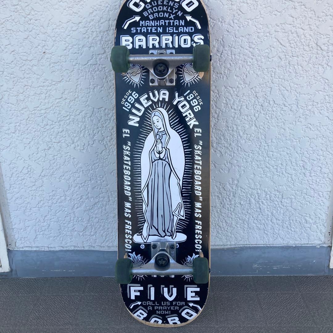【美品】5boro nyc スケートボード　コンプリート　8.25インチ