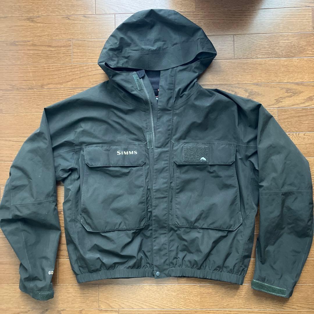 Simms GORE-TEXフィッシングガイドジャケット ダークグリーン