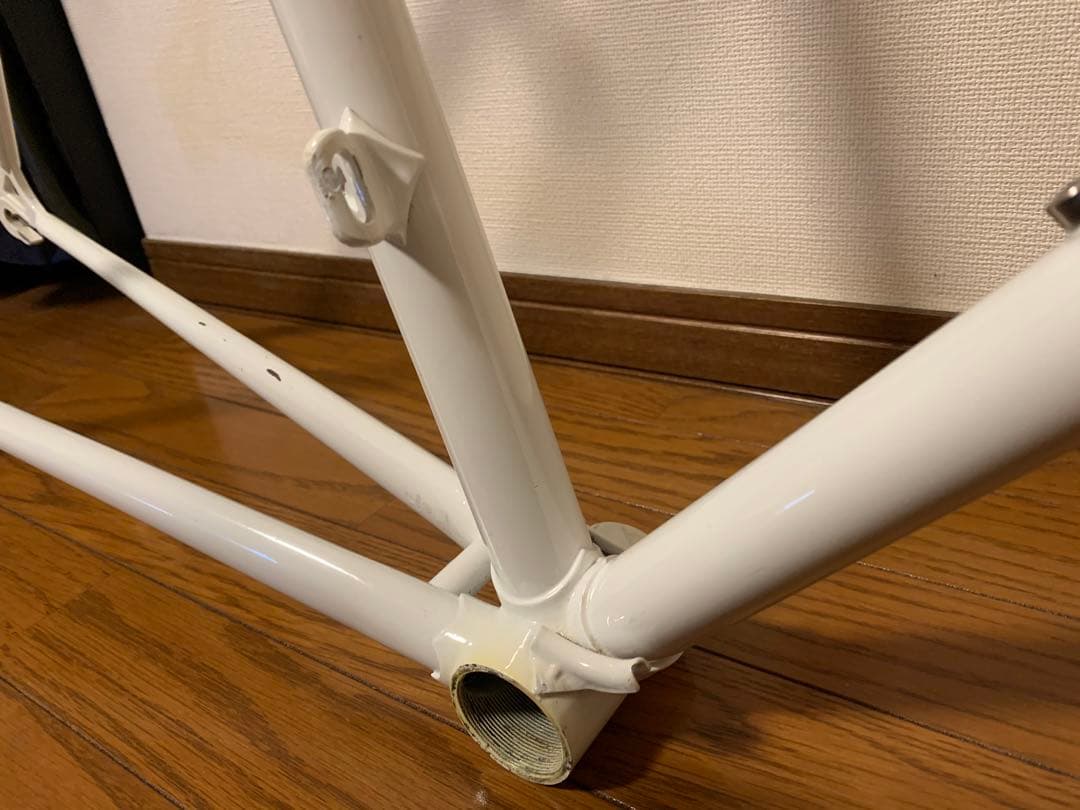 クロモリ　極美品ヴィンテージZUNOW ホワイト