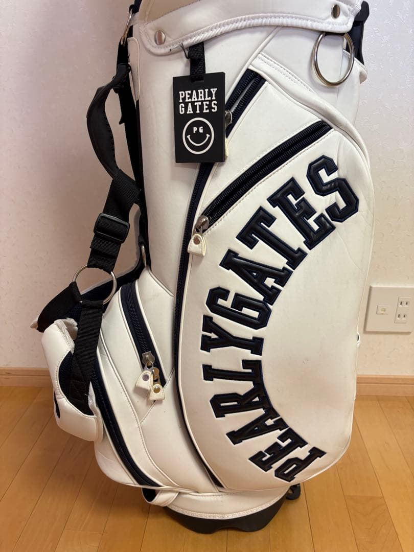 パーリーゲイツ　PEARLY GATES キャディーバック　ホワイト　希少