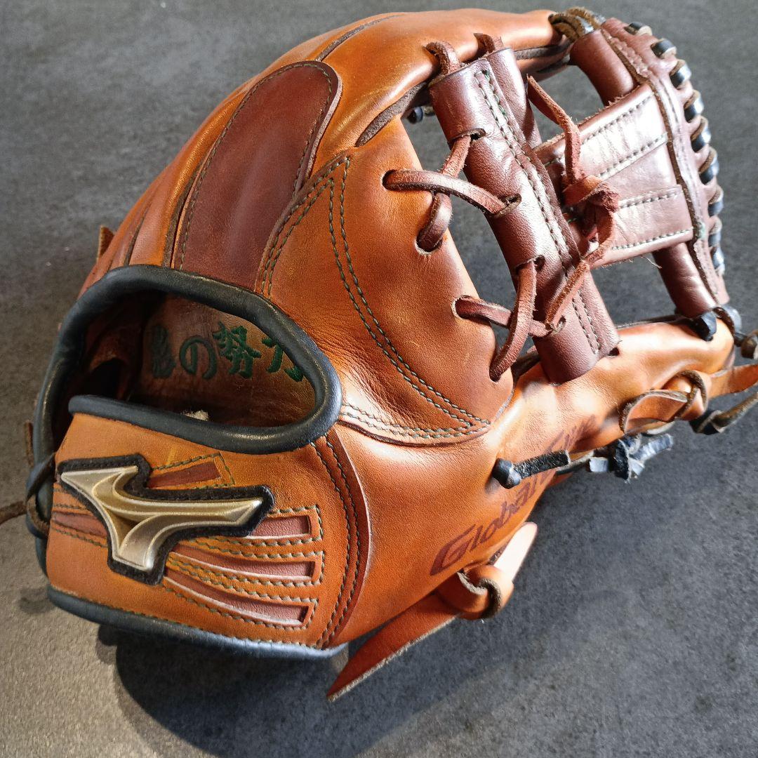 Mizuno Global Elite 軟式グローブ ブラウン　大人用
