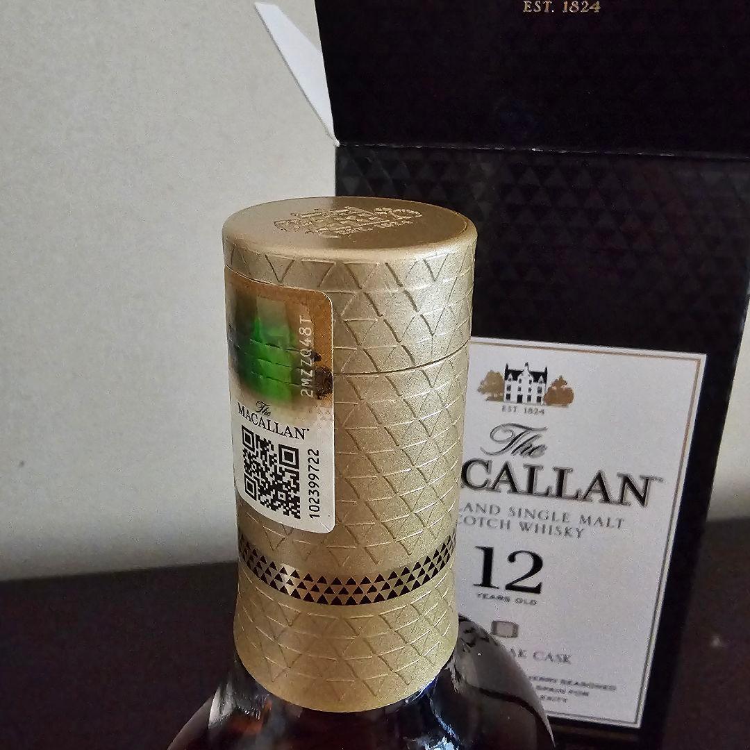 コ*ノ様 マッカラン 12年 シェリーオークカスク 1本 箱あり