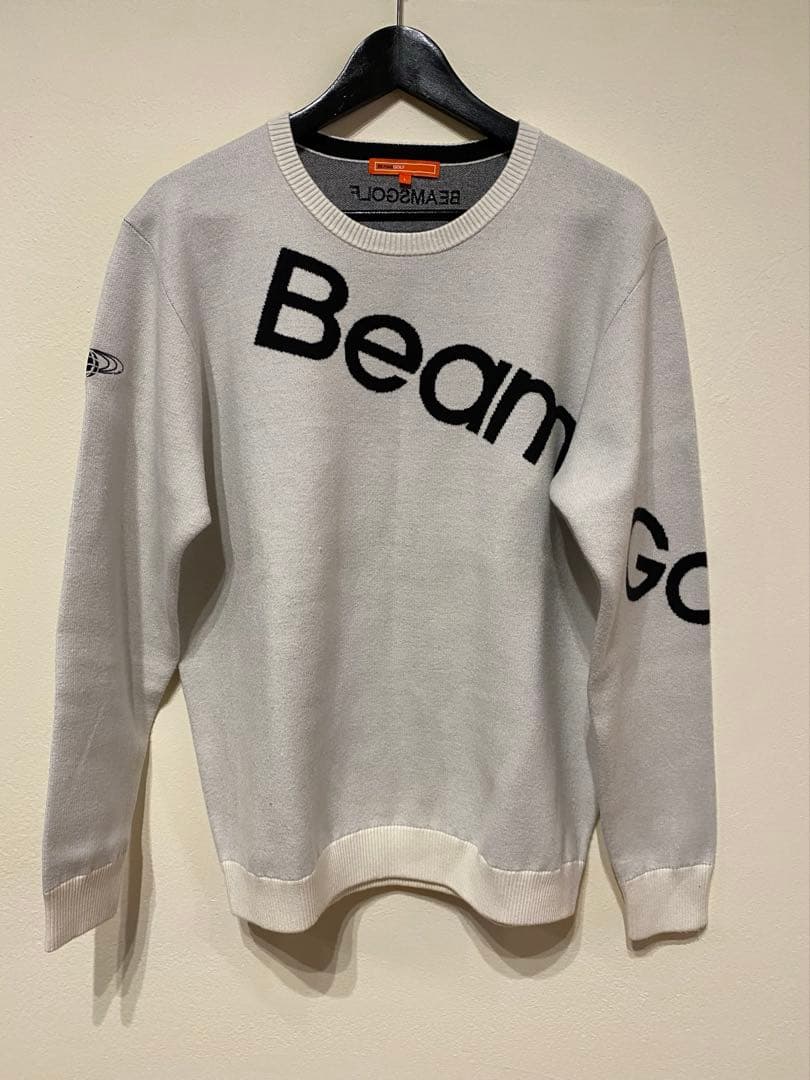 BEAMS GOLF グレー ニットセーター Lサイズ