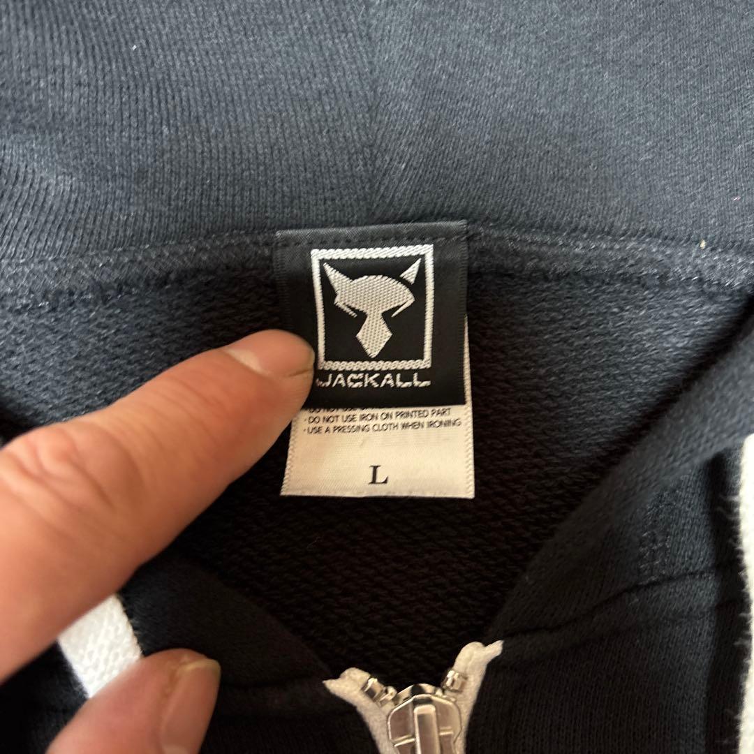 美品　ジャッカル　パーカー　黒